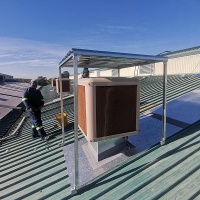 Evap Cooler Installation With Canopy