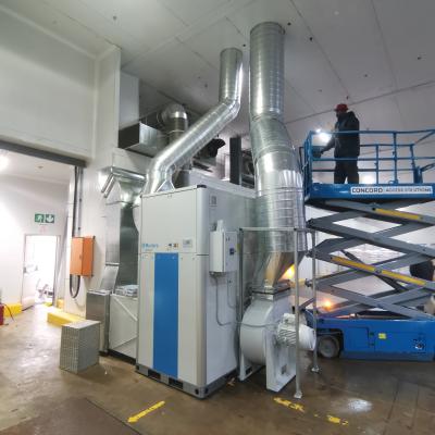 Cold Storage Dehumidifier Installation